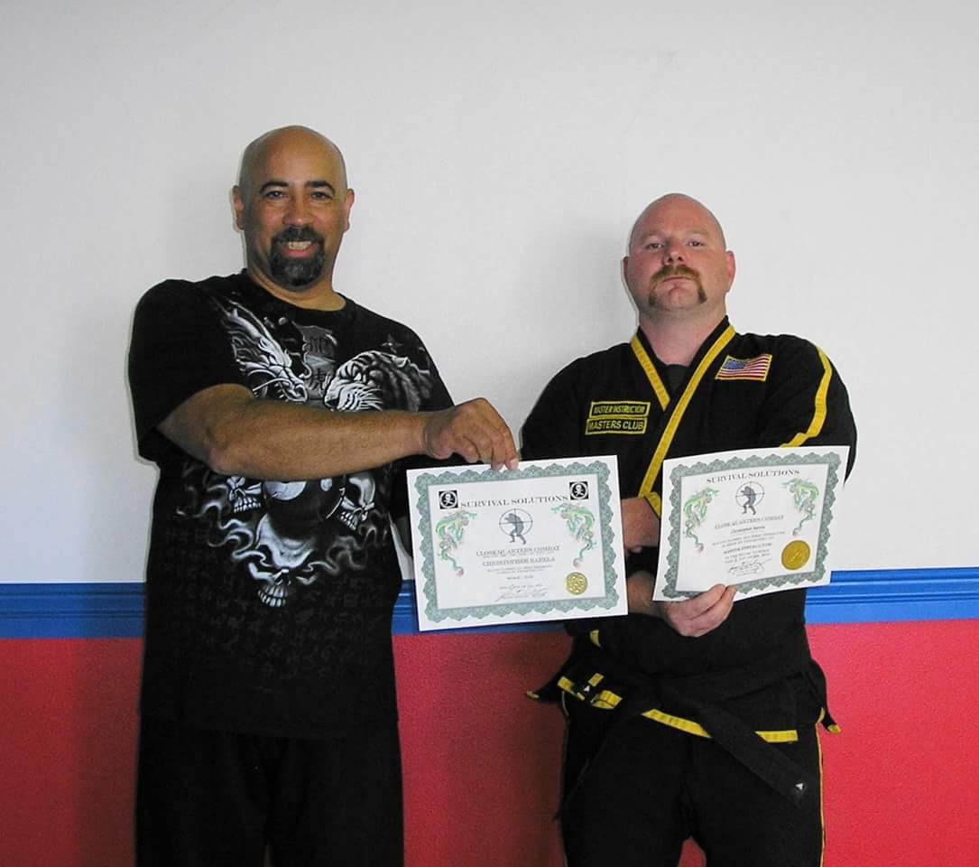 Grand Master Barela training